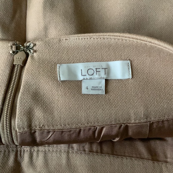 Beige flare mini-skirt for casual wear - Picture 4 of 5